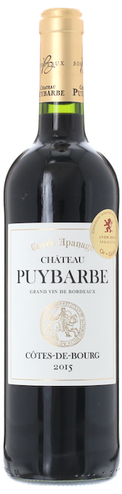 2015 CHÂTEAU PUYBARBE Cuvée Apanage Côtes de Bourg, Lea & Sandeman