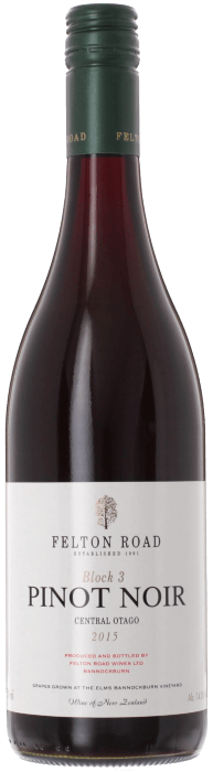 2015 FELTON ROAD Block 3 Pinot Noir, Lea & Sandeman