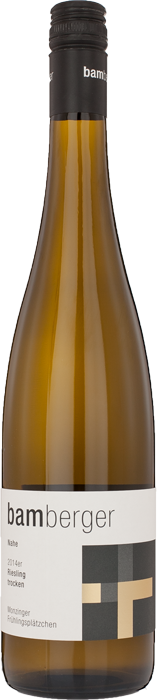 2015 MONZINGER FRÜHLINGSPLÄTZCHEN Riesling Trocken Weingut Bamberger, Lea & Sandeman