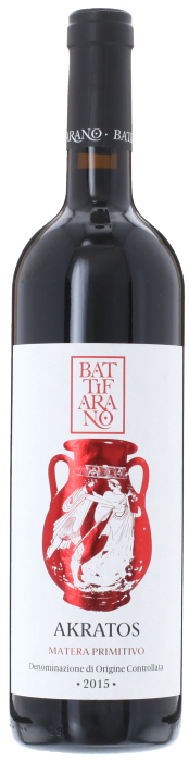 2015 PRIMITIVO DI MATERA Akratos DOC Battifarano, Lea & Sandeman