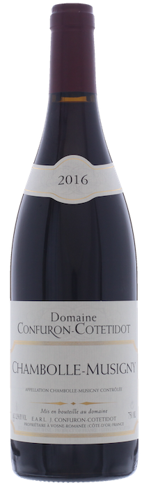 2016 CHAMBOLLE MUSIGNY Domaine J. Confuron Cotetidot, Lea & Sandeman