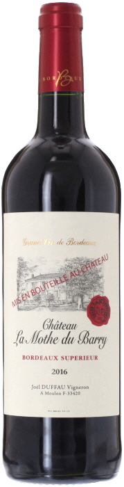 2016 CHÂTEAU LA MOTHE DU BARRY Bordeaux Supérieur, Lea & Sandeman