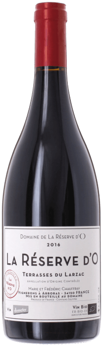 2016 LA RESERVE D'O ROUGE Terrasses de Larzac Domaine de La Réserve d'O, Lea & Sandeman
