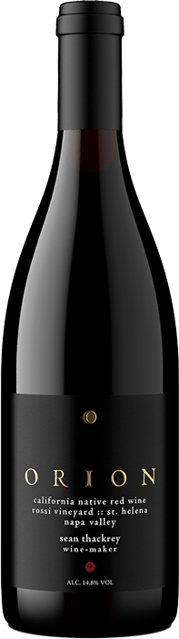 2016 ORION Syrah Sean Thackrey, Lea & Sandeman