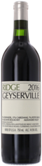 2016 RIDGE Geyserville Ridge Vineyards, Lea & Sandeman