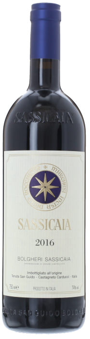 2016 SASSICAIA Bolgheri Tenuta San Guido Incisa della Rocchetta, Lea & Sandeman