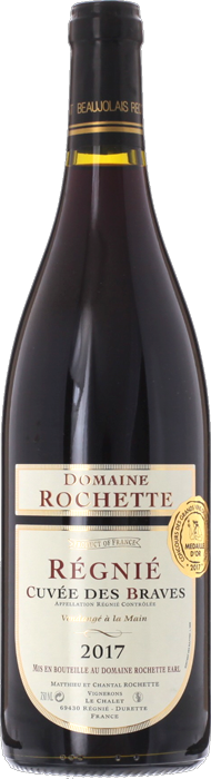 2017 RÉGNIÉ Cuvée des Braves Domaine Rochette, Lea & Sandeman