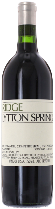 2018 RIDGE Lytton Springs Ridge Vineyards, Lea & Sandeman