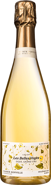 2019 LES BELLES VOYES Blanc de Blancs Brut Grand Cru Oger Champagne Franck Bonville, Lea & Sandeman