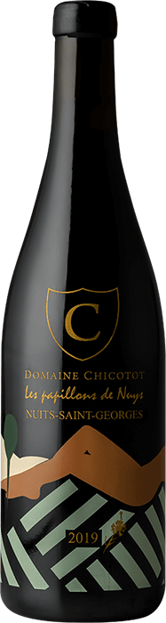 2019 NUITS SAINT GEORGES Papillon de Nuys Domaine Chicotot (Limited Edition Stencilled Bottle), Lea & Sandeman