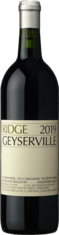 2019 RIDGE Geyserville Ridge Vineyards, Lea & Sandeman