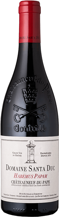 2021 CHÂTEAUNEUF DU PAPE Habemus Papam Domaine Santa Duc, Lea & Sandeman