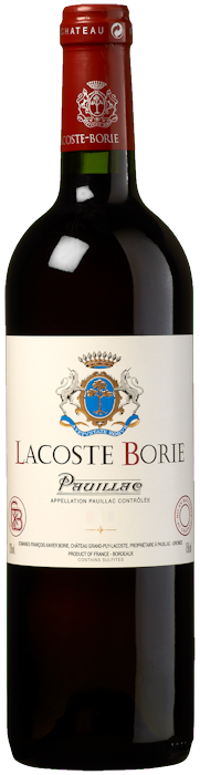 2022 LACOSTE BORIE du Château Grand Puy Lacoste Pauillac