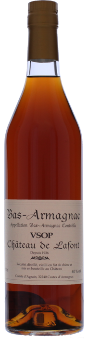 ARMAGNAC VSOP Château Lafont, Lea & Sandeman