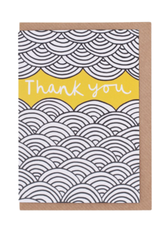 CARDS - THANK YOU SWIRL, Lea & Sandeman