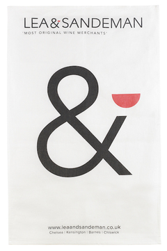 L&S TEA TOWEL Ampersand Logo, Lea & Sandeman