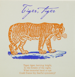 LARGE-ARTISTIC-BOX-OF-CIGAR-MATCHES-Tiger,-Tiger-Burning-Bright