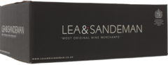 LEA AND SANDEMAN CARDBOARD WINE CASE Twelve bottles, Lea & Sandeman