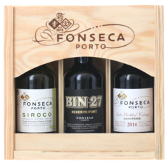 MINIATURES GIFT PACK Fonseca Wooden 3-pack with Sliding Lid, Lea & Sandeman