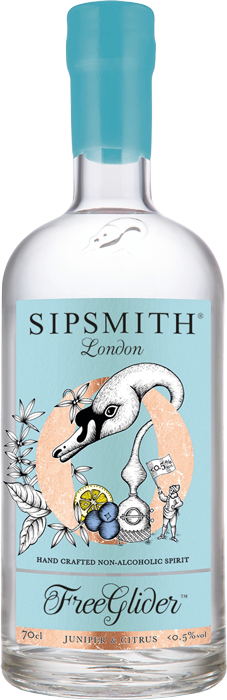SIPSMITH FreeGlider Alcohol Free Spirit Sipsmith Distillery, Lea & Sandeman