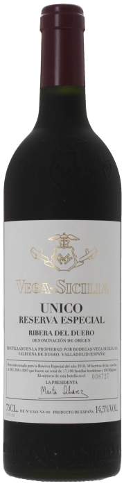 VEGA SICILIA (2018) Reserva Especial Bodegas Vega Sicilia, Lea & Sandeman