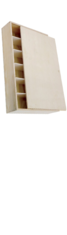 WOODEN GIFT BOX - FLAT Six Bottle Case